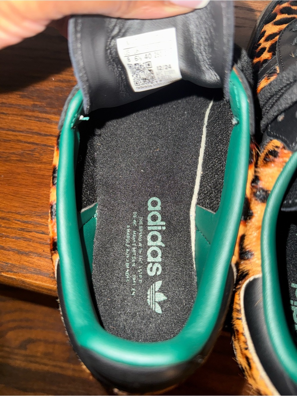 Adidas Samba OG Leopard Pony Hair Sneakers – Women’s US 8 - Picture 2 of 8